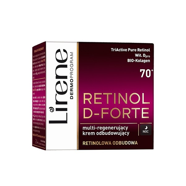 Retinol D-Forte 70+ multi-regenerujący Krem odbudowujący na noc