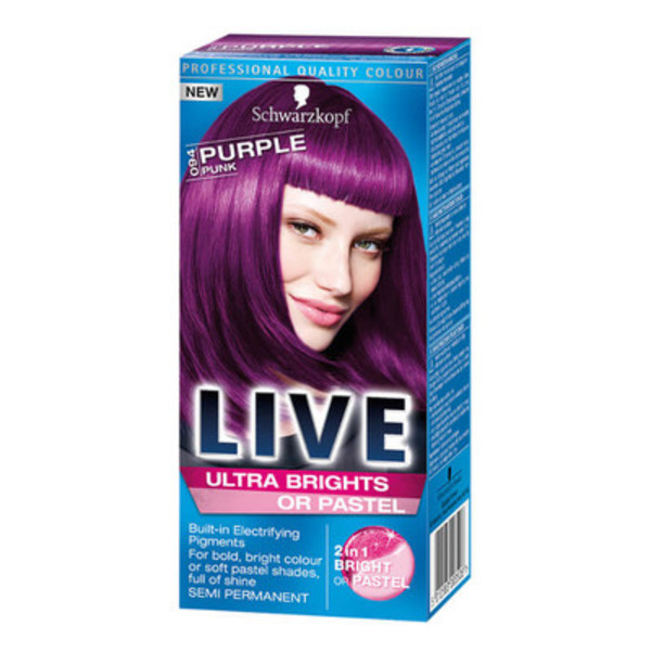 Live 094 Purple Punk Purpurowy Punk Krem koloryzujący 2w1