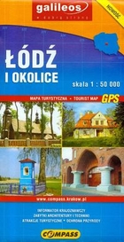 Łódź i okolice Mapa turystyczna Skala 1:50 000
