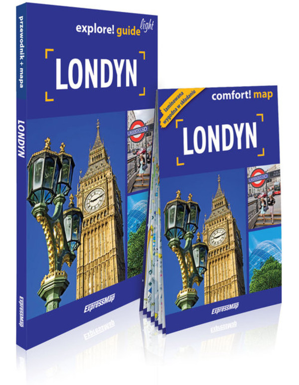 Londyn explore! guide 2w1: przewodnik + mapa