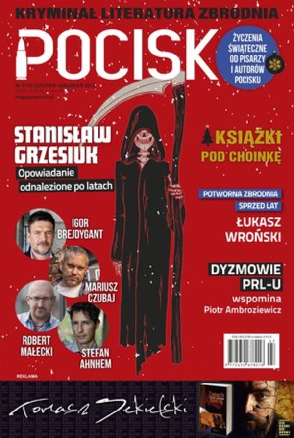 Magazyn literacko-kryminalny Pocisk Nr 9/10 (7) Listopad-Grudzień 2016