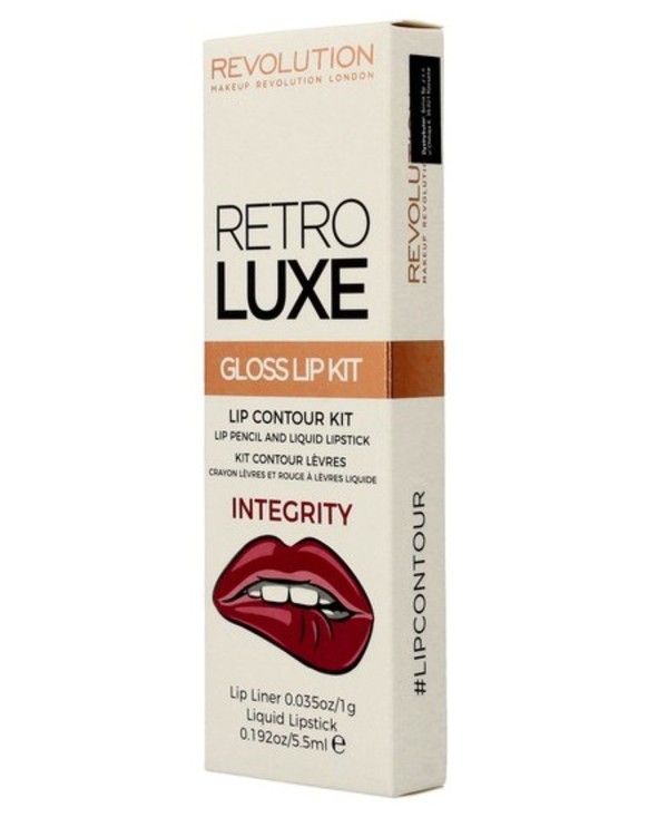 Retro Luxe Gloss Lip Kit Integrity Zestaw do ust konturówka + błyszczyk