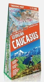 Kaukaz gruziński Mapa trekkingowa Skala 1:75 000