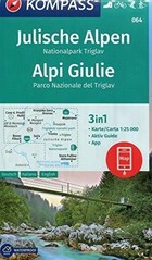 Julische Alpen, Alpi Giulie Alpy Julijskie Mapa turystyczna Skala: 1:25 000