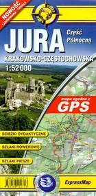 Mapa turystyczna. Jura Krakowsko-Częstochowska część północna Skala 1 : 52 000