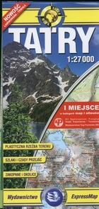 Mapa turystyczna. Tatry Skala 1:27 000