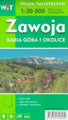 Zawoja, Babia Góra i okolice Mapa turystyczna Skala 1:30 000