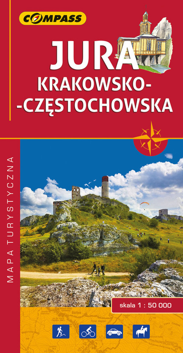 Jura Krakowsko-Częstochowska. Mapa turystyczna Skala: 1:50 000
