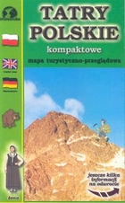 Mapa turystyczno-przeglsdowa.Tatry Polskie kompaktowe Skala 1:30 000