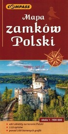 Mapa Zamków Polski Skala 1:900 000