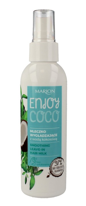 Enjoy Coco Mleczko wygładzające do włosów z wodą kokosową