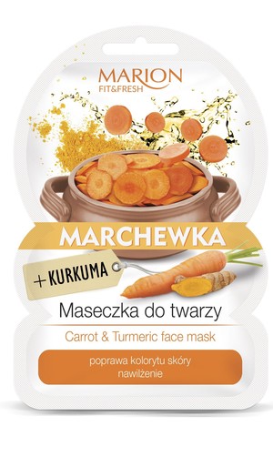 Fit & Fresh Marchewka+Kurkuma Maseczka do twarzy