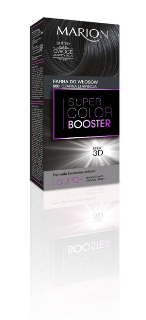 Super Color Booster 500 Czarna Lukrecja Farba do włosów 3D
