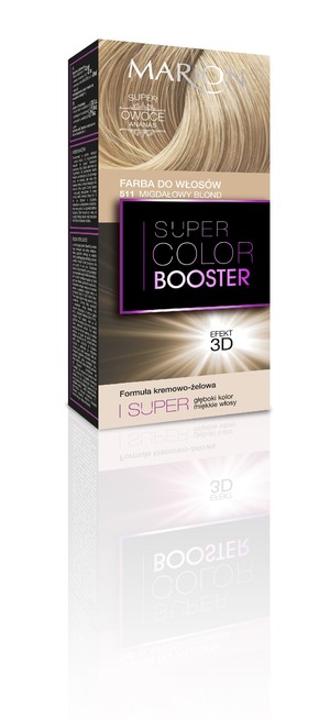 Super Color Booster 511 Migdałowy Blond Farba do włosów 3D