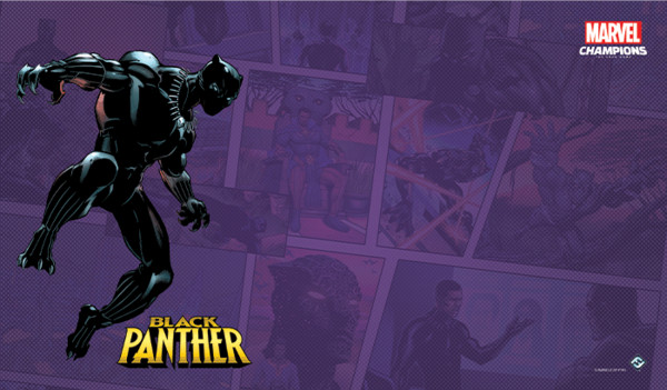 Mata Marvel Champions: The Game Mat - Black Panther