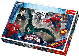 Puzzle Marvel Spider-Man w pogoni za złoczyńcą 160 elementów