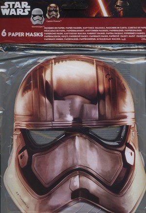 Maski papierowe Gwiezdne Wojny / Star Wars Capitan Phasma i Szturmowiec