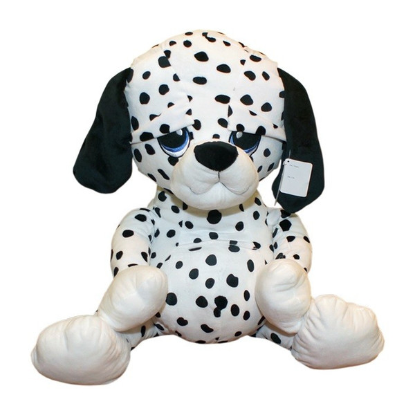Maskotka Pies Bruno w czarne kropki 45 cm