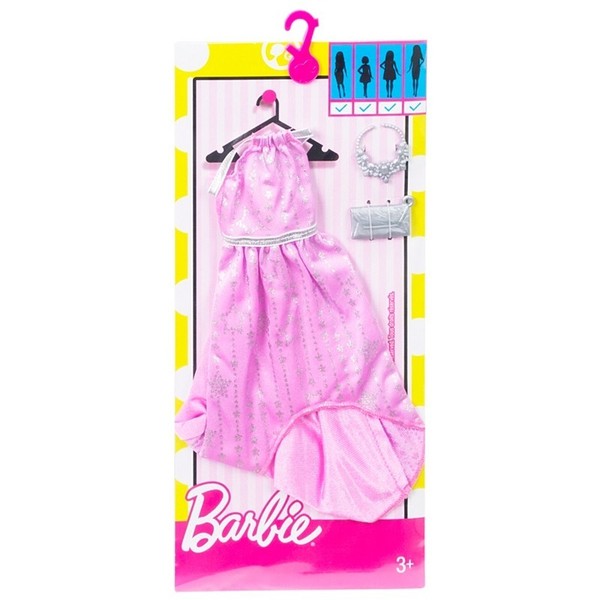 Barbie Modne kreacje Pink Starry Print DWG21