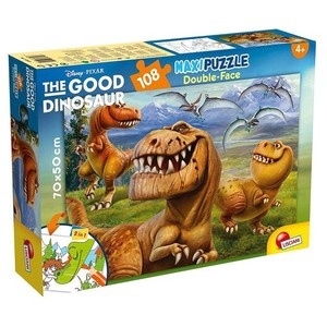 Puzzle MAXI Dobry Dinozaur 108 elementów Puzzle dwustronne