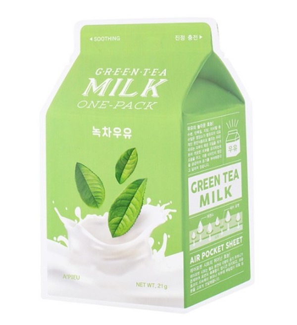 Milk One-pack Green Tea Kojąca maseczka