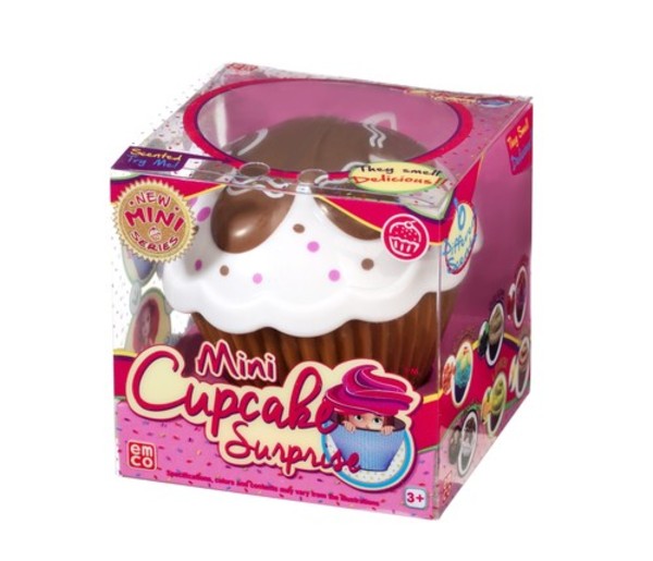 Mini cupcake Babeczka z niespodzianką ciemnobrązowa