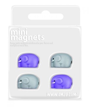 Mini magnesy Słonie