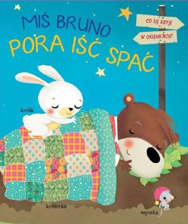 Miś Bruno Pora iść spać Co się kryje w okienkach?