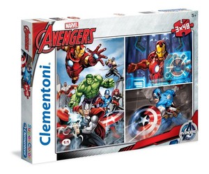 Puzzle Avengers 3x48 elementów