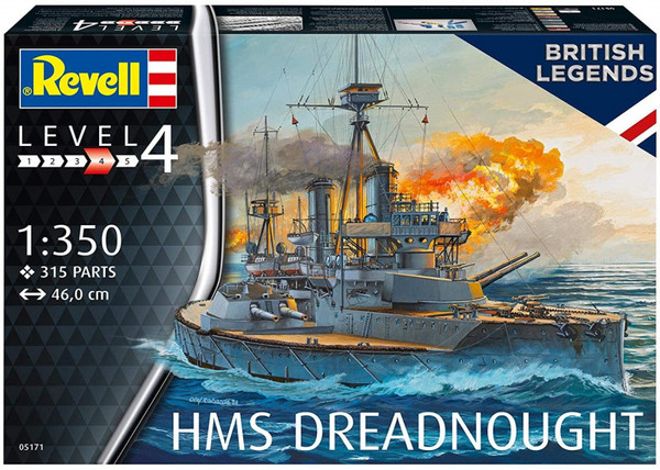 Model do sklejania HMS Dreadnought 1/350