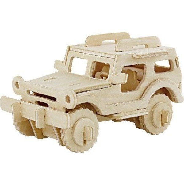 Model drewniany Jeep