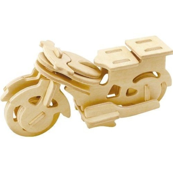 Model drewniany Motocykl