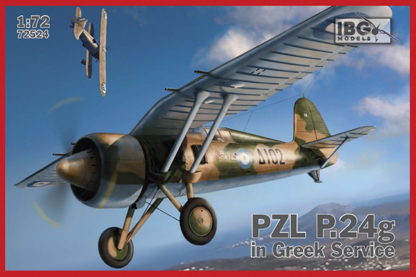Model plastikowy PZL P.24g Greek Service