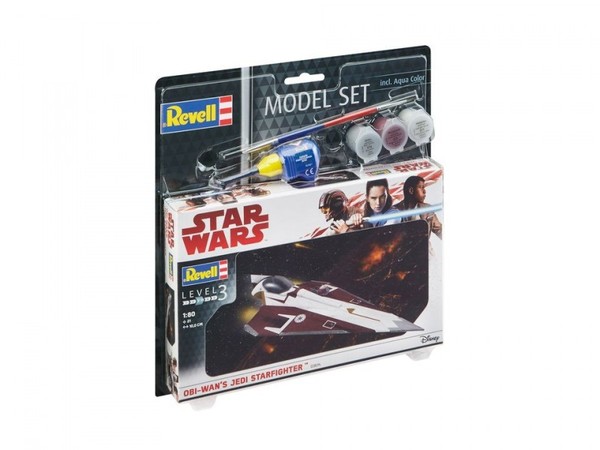 Model Set Obi Wan`s Jedi Starfighter Skala 1:80