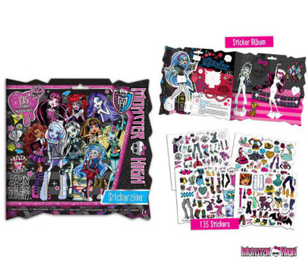 Monster High Album z naklejkami