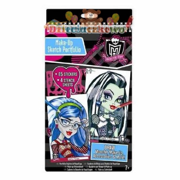 Monster High Szkicownik Upiorne makijaże (mały)