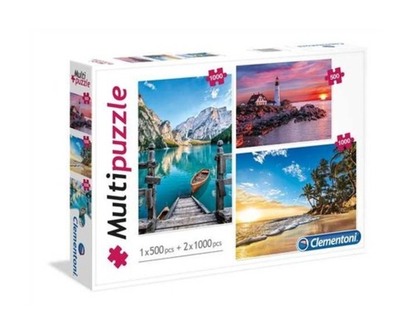Multipuzzle Puzzle Krajobrazy 500/ 2 x 1000 elementów