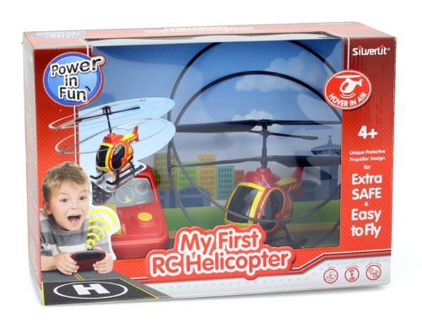 My First RC Helicopter Czerwony