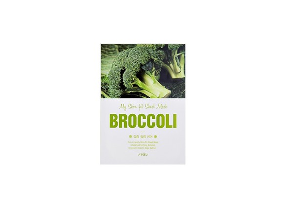 My Skin-Fit Sheet Mask Broccoli Wygładzająco-oczyszczająca maseczka