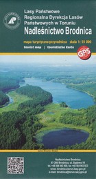 Nadleśnictwo Brodnica Mapa turystyczno-przyrodnicza Skala: 1:55 000