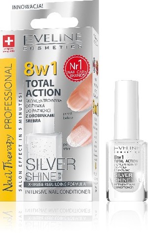 Nail Therapy Total Therapy 8w1 Silver Shine Odżywka do paznokci