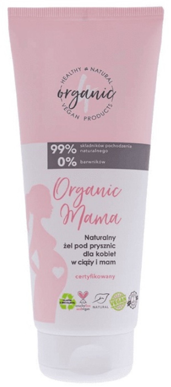 Mama Naturalny żel pod prysznic dla kobiet w ciąży i matek karmiących
