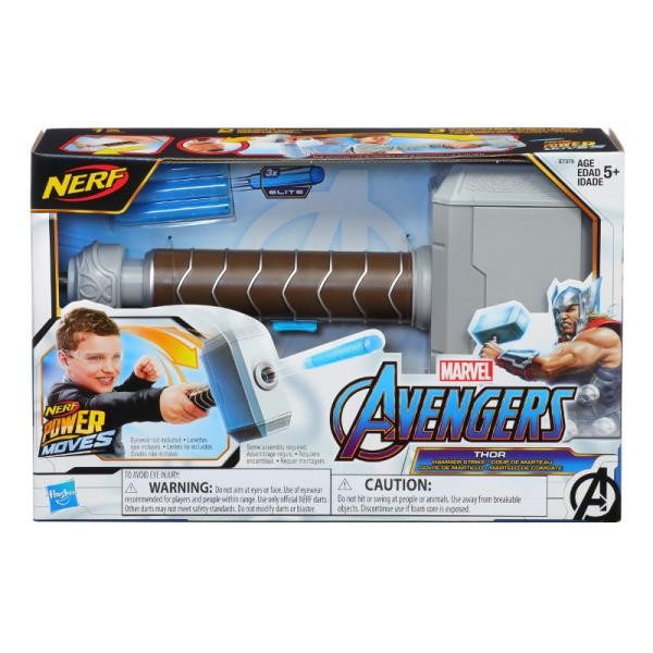 Nerf Power Moves Marvel Avengers Młot Thora E7379