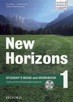 New horizons 1. Student`s Book Podręcznik + Workbook Zeszyt ćwiczeń + CD