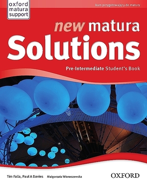 New Matura Solutions. Pre-Intermediate Student`s Book Podręcznik