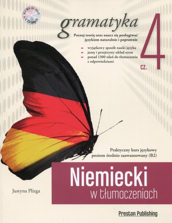 Niemiecki w tłumaczeniach Gramatyka Część 4 + CD