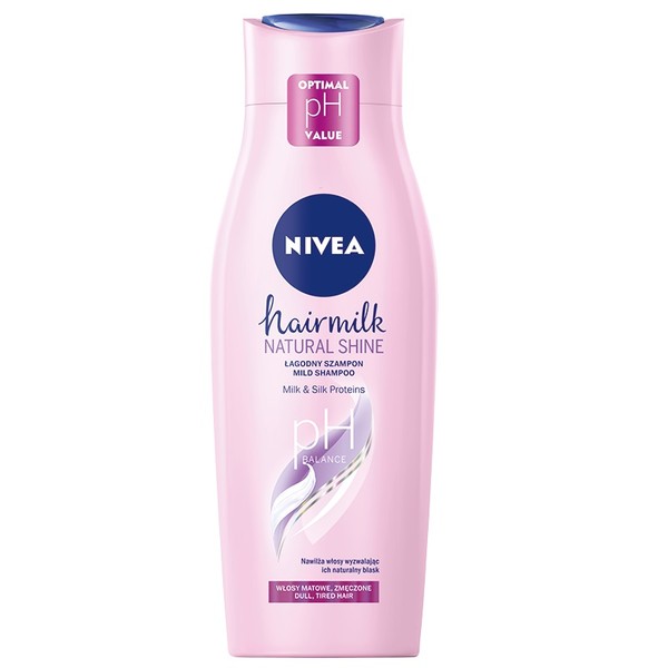 Hairmilk Natural Shine Łagodny szampon wyzwalający blask włosów