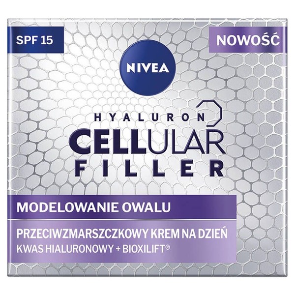 Hyaluron Cellular Filler Modelowanie Owalu SPF15 Krem przeciwzmarszczkowy