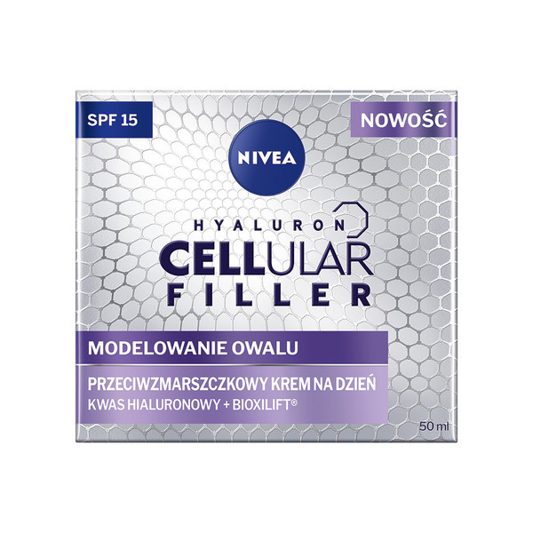 Hyaluron Cellular Filler + Modelowanie Owalu Przeciwzmarszczkowy krem na dzień SPF15