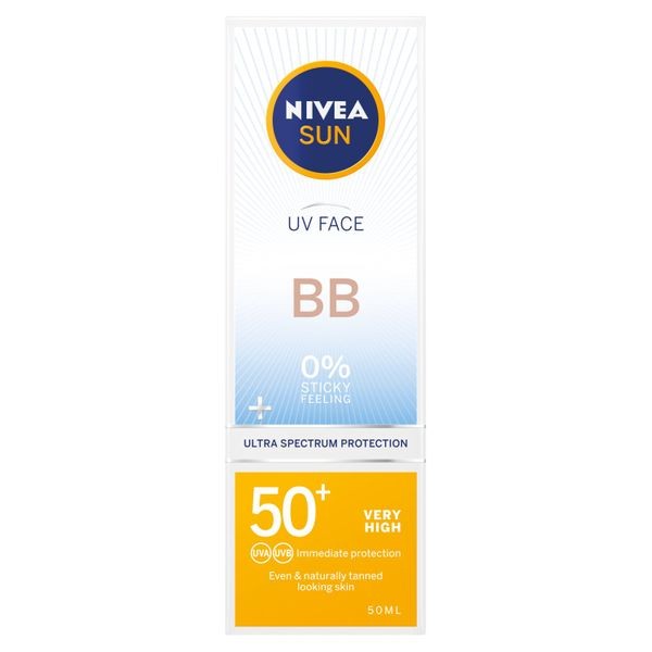 Sun UV Face Nawilżający krem do twarzy BB SPF50